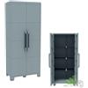 ARMADIO BASSO PER ESTERNO TERRY TRANSFORMING 2 SPORTELLI 78X43X184H TUTTOPIANI