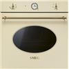 Smeg Forno Elettrico Ventilato da Incasso 70 Litri 60 cm Classe A Panna SF68C1PO