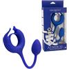 California Exotic Novelties Anello fallico in silicone vibrante con plug stimolatore anale liscio sextoys