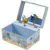 Trousselier - Scatola musicale per tesori e gioielli, Ocean per bambini, Fosforescente, Brilla nella notte