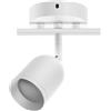 SC0 APPLIQUE FARETTO 6.5*9.5CM SOFFITTO PLAFFONIERA ORIENTABILI GU10 LED BIANCO 6501