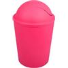 MSV - Pattumiera oscillante AKO PP - Capacità 5,5 l - Design compatto e pratico - Ideale per bagno o cucina - Colore fucsia - Funzionamento semplice