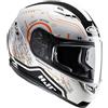 HJC Casco moto HJC CS 15 SAFA MC7, Bianco/Oroange, M