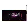Noua Dusk Pro Tappetino Mouse Gaming RGB Hub con 4 Porte USB 2.0, Mouse Pad 14 Modalità di Illuminazione XXL 800 x 300 mm, Base in Gomma Antiscivolo con Spessore di 4 mm per Computer, PC e Laptop