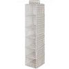 Compactor Home ran7521 Scaffale Morbido in Polipropilene Bianco/Beige 30 x 30 x 128 cm