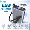 New Net Power Bank 65W compatibile con ASUS ROG Zephyrus S15 S17 20000mAh 77Wh
