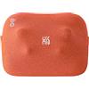 Hi5 Bravo Mini cuscino massaggiante Shiatsu con funzione di calore, spegnimento automatico, lavabile per spalle, collo, schiena e gambe, arancione