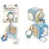Teorema Giocattoli Teorema, GOGO Cubo 11x11 Morbido Sensoriale Neonato con Orsetto e Massaggiagengive - Giochi 0-12 Mesi, Palla Sensoriale, Gioco Prima Infanzia, Regalo Nascita Bimbo