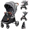 Does not apply Kinderkraft GRANDE plus Passeggino Leggero Dalla Nascita Fino 22 Kg, Pieghevole