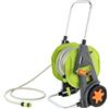 Amazon Basics Carrello avvolgitubo con tubo da 30 m, Verde, Grigio