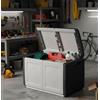 Dmora Baule Brakel, Cassapanca multiuso, Baule contenitore, Box portaoggetti, 10