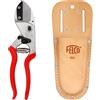 FELCO 31 Forbici da potatura & 910 fodero per cesoie da giardino (fondina in ver