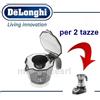 DELONGHI CARAFFA MOKA DeLonghi ALICIA PLUS EMKP21.B per 2 tazze compl.di guarnizione e f