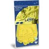 Reflexx Guanti Casalinghi Lattice Felpati Gialli Feather Tg. M Antiscivolo Reflexx