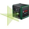 Bosch livella laser a croce Quigo Green con treppiede (laser verde per una migli