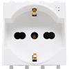 AVE Presa Schuko Universale AVE Domus S44 Bianco Lucido