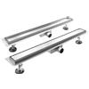 LANERI Canalina Di Scarico Per Piatto Doccia A Pavimento Acciaio Inox (60x7 cm, Linea/P