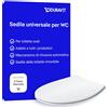Duravit Sedile Univavo, sedile wc universale ovale, Sedile della toilette con do