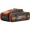 WORX Batteria Powershare Pro Plus 20 V 4 Ah WA3646, batteria a ciclo lungo, con
