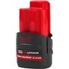 Milwaukee Batteria agli ioni di litio ad alto rendimento M12 HB2.5 2.5Ah 12V