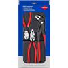KNIPEX Assortimento utensili tipo "forte" 1x 02 01 180, 1x 87 01 250, 1x 74 01 1