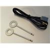 WCS-SHOP ® Kit Cavo aux Panda dal 2012 al 2018 (NO Panda dal 2019 in poi) con radio