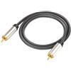 Cavo audio digitale coassiale Cavo subwoofer HiFi 5.1 SPDIF per