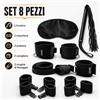 Pipedream Fetish Fantasy Bedroom Bondage Kit Black ideale per il fissaggio letto