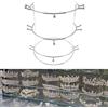 Crown Stand 3 Scaffale per organizzatore in metallo a 3 strati per la