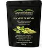 GreenValence Polvere di Stevia Dolcificante Naturale 100% da Foglie di Stevi...
