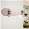 Appendiabiti verticale per snowboard da parete per skateboard per sci