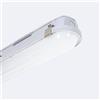 Ledkia Plafoniera Stagna LED 120cm 36W con Luce di Emergenza IP65