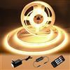 luktix Striscia LED Bianca Calda 5m 3000K Striscia LED Dimmerabile 24V CRI92 larghezza