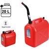 Lampa TANICA CARBURANTE BENZINA DIESEL OMOLOGATA 5L 10L 20L PLASTICA CON TRAVASATORE