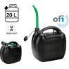 Lampa TANICA CARBURANTE BENZINA DIESEL OMOLOGATA 5L 10L 20L PLASTICA CON TRAVASATORE