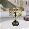 Candeliere Menorah Centrotavola per Tavolo Da Pranzo con Candelabro Judaica