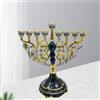 Candeliere Menorah Centrotavola per Tavolo Da Pranzo con Candelabro Judaica