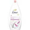 Dove Bagnodoccia Floreale, Idratante Dermo-Naturale, Fiori di Loto e Frutti Rossi, 1/4 Crema Idratante, Dermatologicamente Testato, Bagnoschiuma Uomo e Donna, 100% Bottiglia Riciclata* 450ml