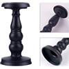 Nero Retro Ferro Candeliere Centrotavola Decorativo Pilastro Supporto di