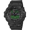Casio G-SHOCK Orologio Uomo Casio G-SHOCK Resina G-SQUAD Verde Nero GA-700BEG-1AER