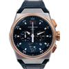 Locman Orologio Locman Mare Crono Acciaio/Oro 555AOK/641 44mm Pelle Scontatissimo Nuovo
