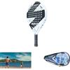 SC0 RACCHETTA PADEL CUSTOM EUROPE SUPER POWER 4015 WHITE FOAM BIANCA V-DONG 94475