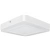 LEDVANCE Apparecchio LED Decorativo da Parete e Soffitto, Componenti Luminosi di mmerabili e Controllabili con Interruttore a Parete, 15W, Bianco Caldo, Quadrato(200mm x 200mm),LED Click+Bianco