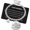 Does not apply Mamma Regali Bracciale, Regalo per Festa Della Mamma Bracciale Donna Gioielli Do