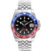 LORENZ GMT - Special Edition 030257DD Orologio Uomo Automatico Nero Ghiera Pepsi