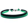 Bracciale del Sassuolo calcio corda Nero e Verde Acciaio inox Arg da Uomo Donna