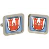 Giftshop UK Rothenburg Sia Der Tauber (Germania) Quadrato Gemelli IN Cromo Scatola