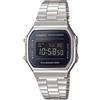 Casio Orologio VINTAGE Iconic Silver e Black A168WEM 1EF