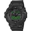 Casio Orologio CASIO G-SHOCK GA-700BEG-1AER Silicone Nero Verde Sub 200mt