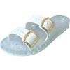 Sensi Ciabatte Unisex La Jolla Flamingo in PVC con Doppia Fibbia - 002 (Bianco)